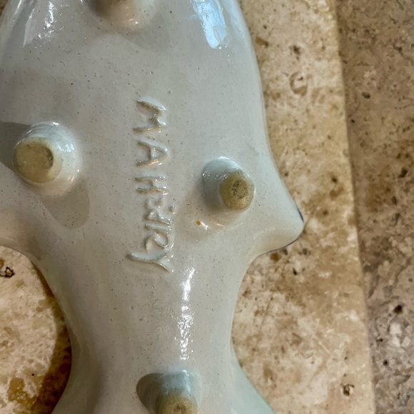 M. A. Hadley Pottery   Fish Spoon Rest   6 1/2" long, 3 - Picture 5 of 5